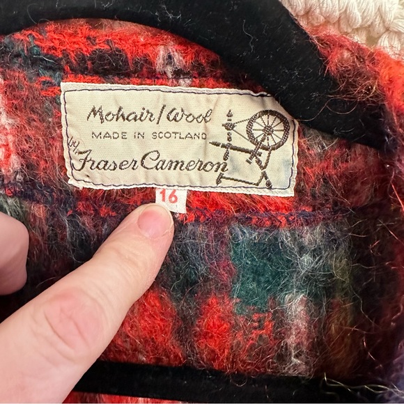 Vintage Fraser Cameron mohair tartan vest - Picture 4 of 9
